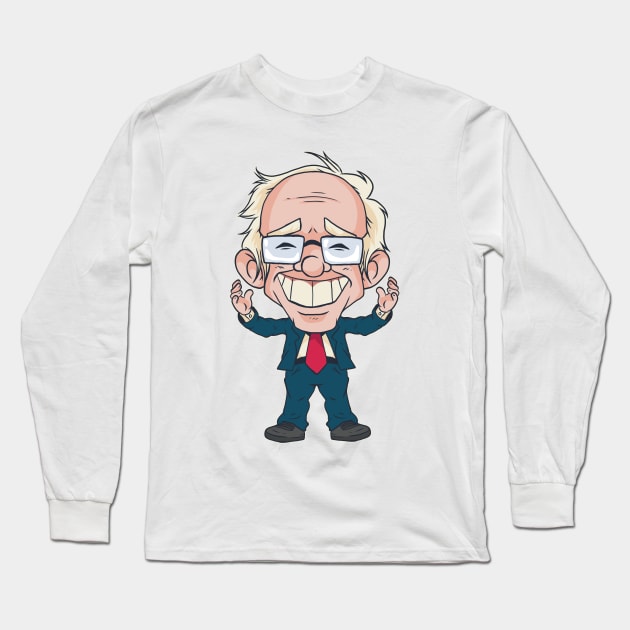 Bernie Sanders Long Sleeve T-Shirt by madeinchorley